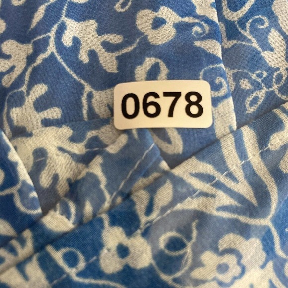 AVEC LES FILLES Tiered Floral Maxi Long Dress Daphne Blue Womens Size 4‎ … - Picture 13 of 13